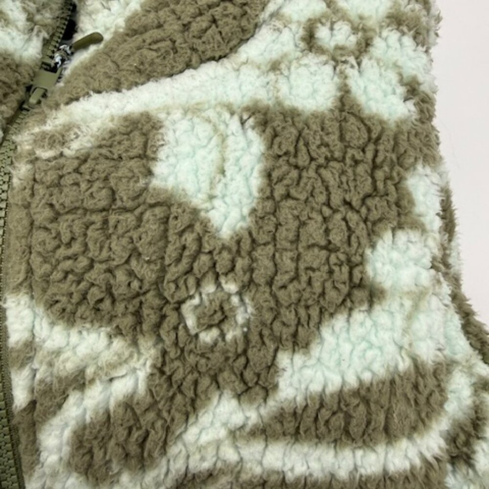 American Eagle Seriously Huggable Oversized Sherpa Jacket XS/S‎ Cozy Teddy Zip - Picture 3 of 8